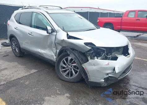 2016 Nissan Rogue Sl из США, поврежденный, VIN 5N1AT2MT9GC766051